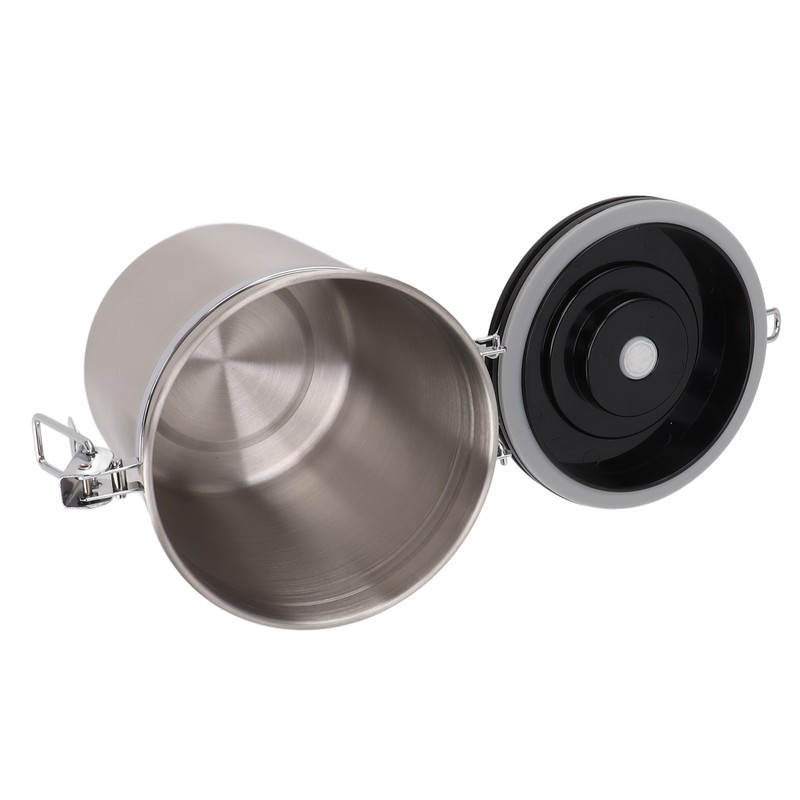 1.5L Coffee Canister Coffee Container with Scoop Date Tracker Stainless