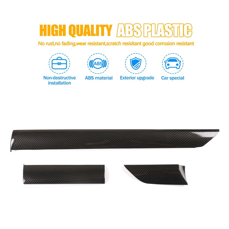 LLKUANG Central Control Dashboard Panel Decorative Panel Cover Compatible with