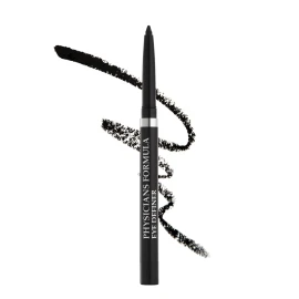 Ultra Black Waterproof Eyeliner Pencil with Sharpener Hypoallergenic Eye Makeup