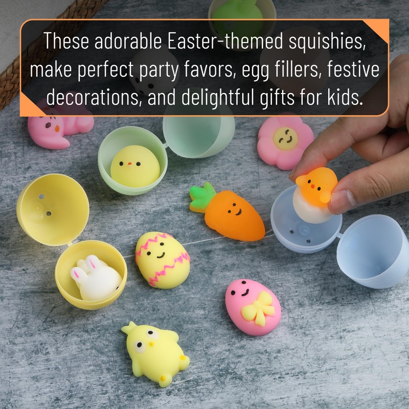 Mr. Pen- Easter Squishy Toys for Kids, 12 Pack, 12