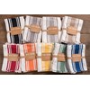 KAF Home Set of 6 Pantry Towels, Drizzle & White,