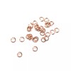 Unbranded Rose Gold Stainless Steel Jump Rings 4mm x 0.6mm