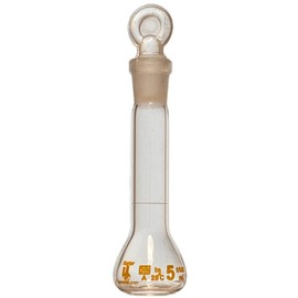 5ml Volumetric Flask, 3.3 Boro Glass, Class A, Ground Stopper, Karter Scientific 252U2 (Case of 10)