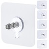 Uniclife 10 Pcs Self Adhesive Picture Hooks, 26.5 lbs Load