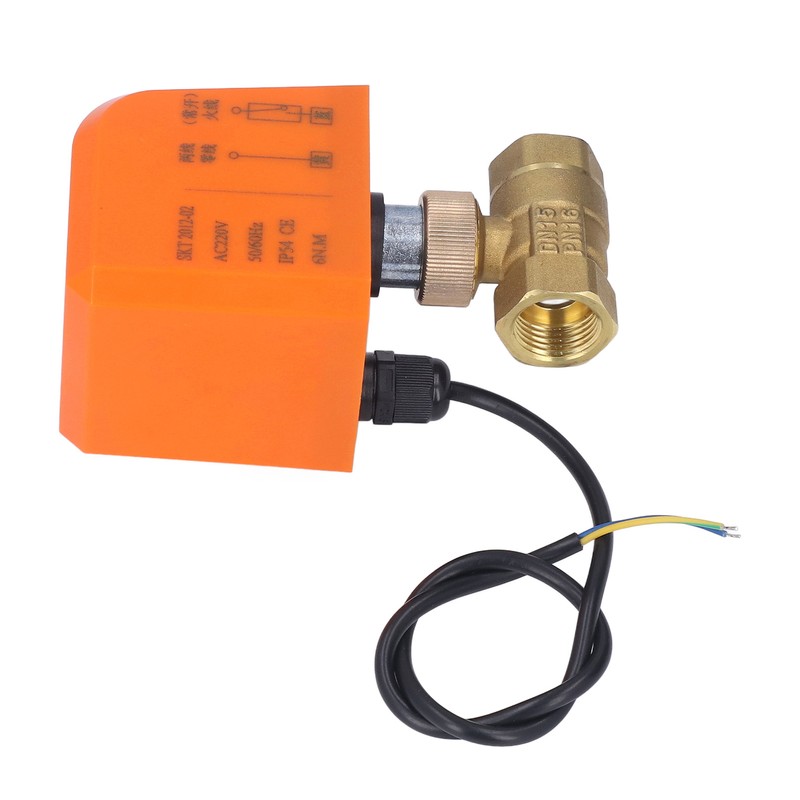 DN15 2 Way 2 Wire Electrical Ball Valve Normally Open