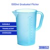 Terbold 1 Liter Measuring Pitcher Graduated (Blue)