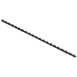 Leitz Plastic Comb Binding Spines 6mm Black - Pack of 100