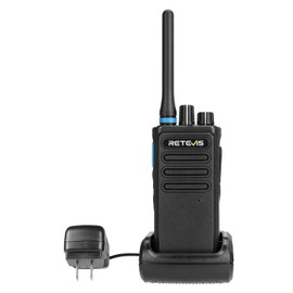 Retevis P1 Digital Walkie Talkie, Compatible with Motorola R2 SL300 CP100D CP200D Two Way Radios, 2 Way Radio Long Range, Built-in Relay, Recording, for Commercial Industrial(1 Pack)