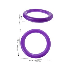 Gatuida Yoga Ball Base Support Inflatable Round Holder with Fixing Ring for Stable Yoga Ball for Home Gym and Exercise Equipment Durable and Reliable Stability Ball Accessory