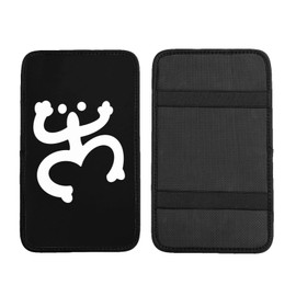 Coqui Frog Taino Symbol Puerto Rico Car Center Console Pad, Universal Waterproof Car Armrest Seat Box Cover, Car Interior Accessories, Auto Armrest Cover Protector for Most Vehicle, SUV, Truck, Car