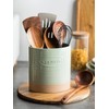 YHOSSEUN Kitchen Utensil Holder, Ceramic Utensil Holder for Kitchen Counter