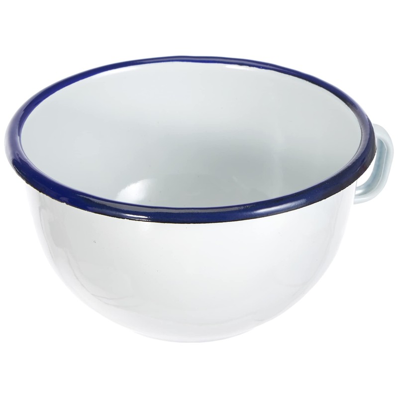 Ibili 903814 Schüssel mit Henkel Stahl weiß 14 cm