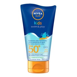 Protector Solar Corporal NIVEA SUN Kids Protect & Care FPS 50+ 150Ml. Protección Inmediata Y Duradera