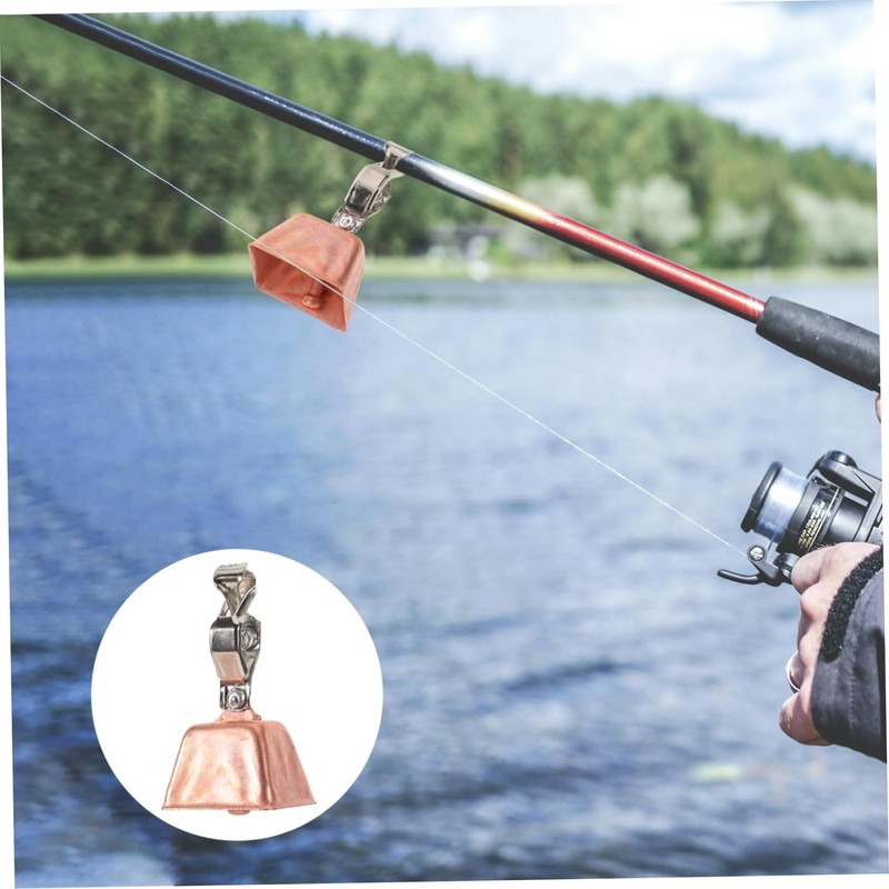Outanaya 10pcs Fishing Bell Durable Fishing Rod Bells Loud Alert