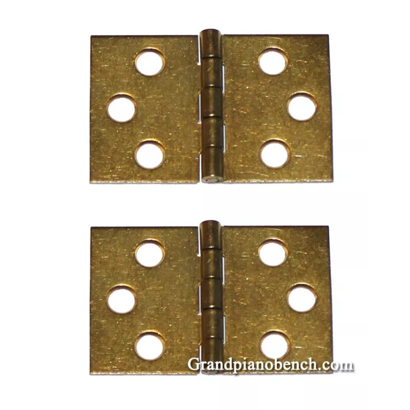 Piano Bench Hinges - Set of 2 - Replacement hinges