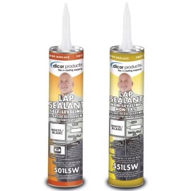 Dicor Lap Sealant Combo, 501LSW Self-Leveling & 551LSW Non-Sag, 1 Tube Of Each
