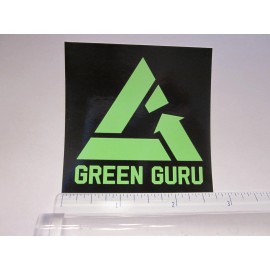 Bike Sticker 3" GREEN GURU Recycle Road MTB  Bike Frame Bicycle DECAL STICKER Free Shipping