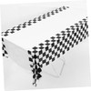 WHAMVOX 2pcs Gingham Racing Tablecloth Rectangular Checkered Table Cover Elegant
