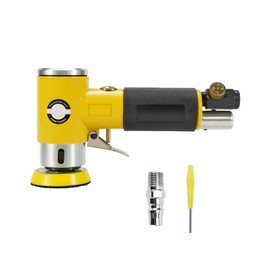 Mini 2 / 3Inch Air Sander Pneumatic Polisher Grinder Buffer Double Acting Track Polisher A Easy Install Easy to Use