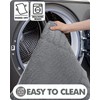 LUMI Bathroom Rugs Non-Slip Washable, Extra Soft Absorbent Bath Rug,