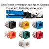 45° Angled Keystone Speed Termination Tool, Fast & Easy Time