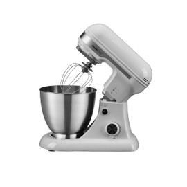 Geek Chef Electric Stand Mixer, 4.8QT 12 Speeds Tilt-head Food Mixer with Dough Hook, Whisk, Beater, Bowl, Rotary Knob for Home Kitchen Use, Gray