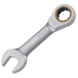 トップ (TOP) ショートラチェットコンビ 対辺8㎜ 本締め可能 送り角度5° ショートタイプ RCW-8S