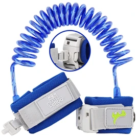 Lehoo Castle Wrist Reins for Toddlers, 1.5M Child Wrist Strap Safety with Key Lock, Anti Lost Wrist Link Toddler, Toddler Reins for Walking(Dark Blue)