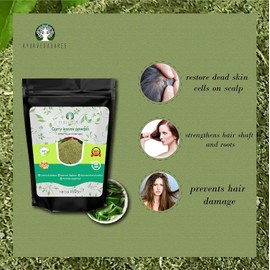 AYURVEDASHREE Curry Leaf Powder 100 Gm | Promotes Hair Growth | Hair Volume | Thicker Hair | Murraya koenigii | Natural & Food Grade