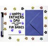 Fathers Day Card From Fur Babies, Dogs, Cats, Rabbit, For
