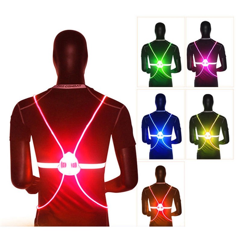Outdoor 360 Reflective LED Flash Driving Vest High Visibility Night
