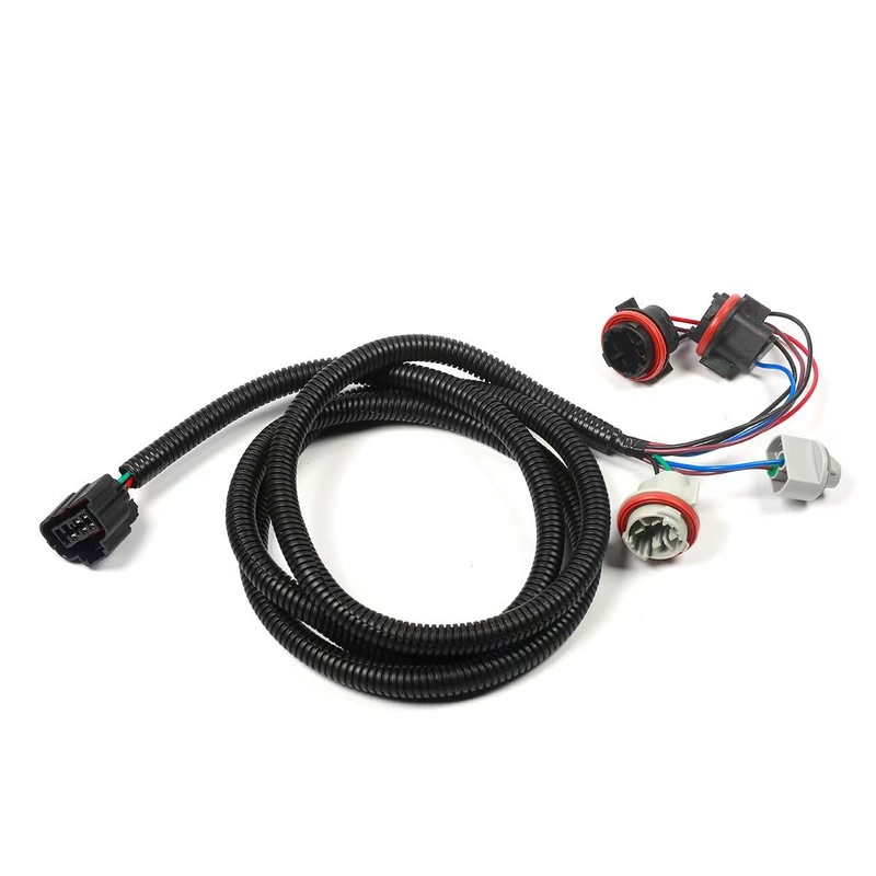 2Pcs Rear Driver and Passenger Side Tail Light Wiring Harness