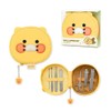 Kakao Friends Chunsik Goods Nail Clippers 7-piece Pouch Set 11.7x10.4cm / 춘식이 굿즈 손톱깎이 7종 파우치 세트 11.7x10.4cm