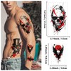 77 Sheets Temporary Tattoos for Adults and Kids, Cool Waterproof
