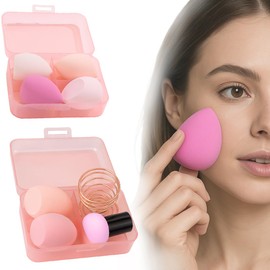 KEWUF 7 PCS Make up Schwamm Set mit 1 Schwammhalter, schminke, Foundation Blending Beauty Sponge, Beauty Makeup Schwämme Blender für Flüssigkeit Foundation Puder Sonnenschutz und Creme