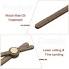 sourcing map 5 Set Wooden Clock Hands Only,Walnut Wood Clock