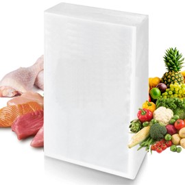 Bolsas al Vacio Alimentos, 100PCS Bolsas para Sellar al Vacio Alimentos, Bolsa Gofrada 20 x 30cm, Bolsa Vacio Comida sin BPA, Bolsas Envasar al Vacio para Preparación de Comidas, Sous Vide, Cocinando