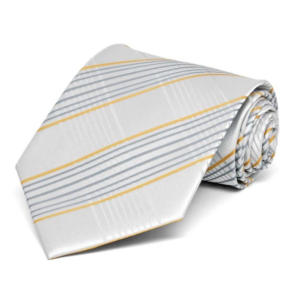 tiemart Multicolor Pattern Design Neckties Standard Width and Length (Soft