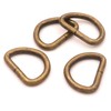 BIKICOCO Metal D-Rings Buckle, 1 Inch Non-Welded for Webbing Sewing