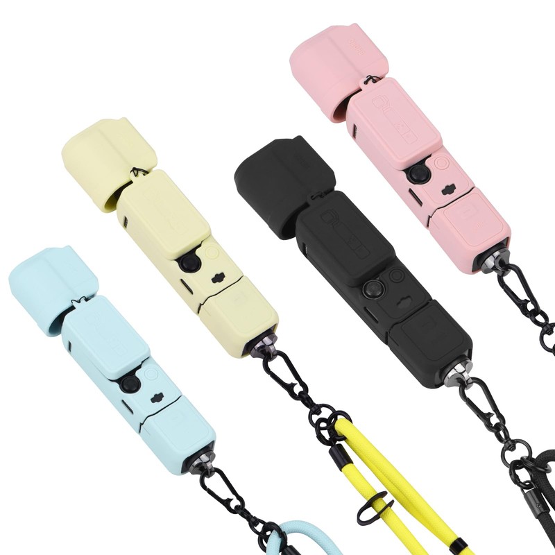 Flymile Pocket 3 Silicone Cover & Neck Lanyard, Protective Sleeve