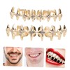PACKOVE Gold Plated Hip Hop Grills with Star Design for