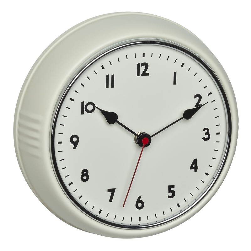 TFA Dostmann Retro Radio-Controlled Wall Clock 60.3541.09 Vintage Clock Analogue