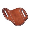 Leather Pocket Folding Knife Sheath Belt Holster Knives Case EDC