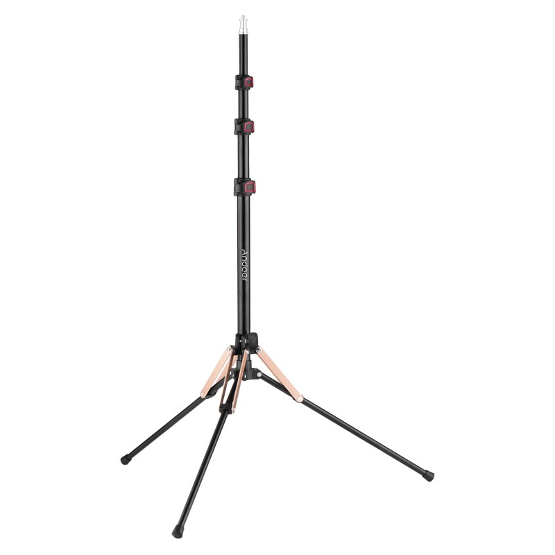 Andoer 190cm/74.8 Inch Portable Aluminum Alloy Photography Light Stand Reverse