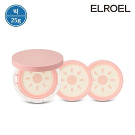 Big Peach Pink Tone-Up Pang Pang Big Sun Cushion 25g (1 product + 2 refills) / 빅 피치 핑크 톤업 팡팡 빅 선쿠션 25g 본품1+리필2