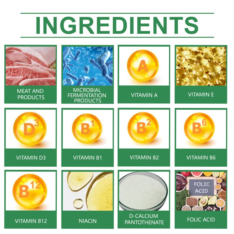 Yegbong Pet Cat Multivitamin Tablets, Cats Supplement Vitamin Micronutrient Nutritional