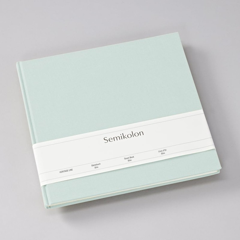 Semikolon 371036 Guest Book Slim 25 x 23 cm with