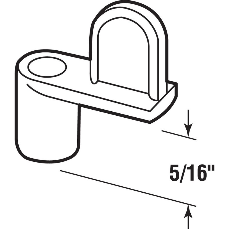 Prime-Line L 5823 5/16 In. Zinc Diecast Window Screen Clips