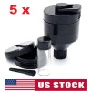 TitanOwl 5x Plastic Spice Funnel Crank Grinder Hand Mill Dia