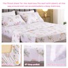 QSH Floral King Size Sheet Sets - Flower Butterfly Print